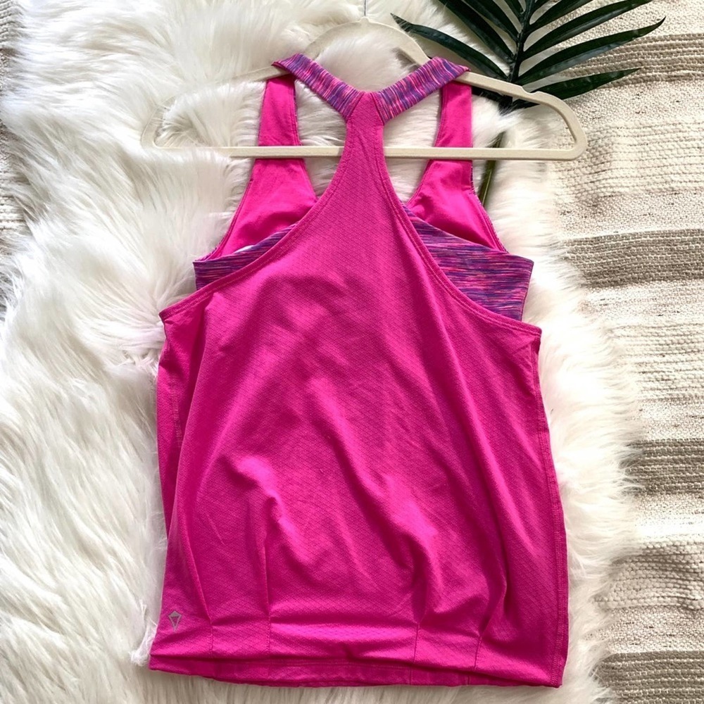 Ivviva Pink tank top. Size 12 girls - Picture 4 of 7